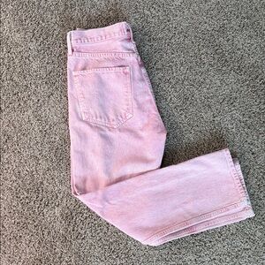 Agolde Pink Straight Leg Women's Jeans